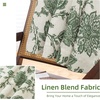 image:imageDriftAway Linen Floral Paisley Blackout Curtains Grommet W52 x L84 RedFredaloden Green