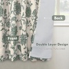 image:imageDriftAway Linen Floral Paisley Blackout Curtains Grommet W52 x L84 RedFredaloden Green