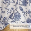image:imageDriftAway Linen Floral Paisley Blackout Curtains Grommet W52 x L84 RedFredanavy