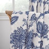 image:imageDriftAway Linen Floral Paisley Blackout Curtains Grommet W52 x L84 RedFredanavy