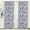 image:imageDriftAway Linen Floral Paisley Blackout Curtains Grommet W52 x L84 RedFredanavy