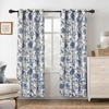 image:imageDriftAway Linen Floral Paisley Blackout Curtains Grommet W52 x L84 RedFredanavy
