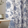 image:imageDriftAway Linen Floral Paisley Blackout Curtains Grommet W52 x L84 RedFredanavy