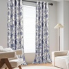 image:imageDriftAway Linen Floral Paisley Blackout Curtains Grommet W52 x L84 RedFredanavy