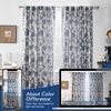 image:imageDriftAway Linen Floral Paisley Blackout Curtains Grommet W52 x L84 RedFredanavy