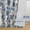 image:imageDriftAway Linen Floral Paisley Blackout Curtains Grommet W52 x L84 RedFredanavy