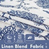 image:imageDriftAway Linen Floral Paisley Blackout Curtains Grommet W52 x L84 RedFredanavy