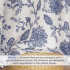 image:imageDriftAway Linen Floral Paisley Blackout Curtains Grommet W52 x L84 RedFredanavy