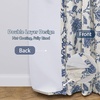 image:imageDriftAway Linen Floral Paisley Blackout Curtains Grommet W52 x L84 RedFredanavy
