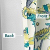 image:imageDriftAway Linen Floral Paisley Blackout Curtains Grommet W52 x L84 RedLaylaeggshell Teal