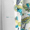 image:imageDriftAway Linen Floral Paisley Blackout Curtains Grommet W52 x L84 RedLaylateal Gray