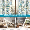 image:imageDriftAway Linen Floral Paisley Blackout Curtains Grommet W52 x L84 RedLaylateal Gray