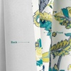 image:imageDriftAway Linen Floral Paisley Blackout Curtains Grommet W52 x L84 RedLaylateal Gray