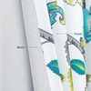 image:imageDriftAway Linen Floral Paisley Blackout Curtains Grommet W52 x L84 RedLaylawhite Seafoam