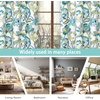 image:imageDriftAway Linen Floral Paisley Blackout Curtains Grommet W52 x L84 RedLaylawhite Seafoam