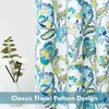 image:imageDriftAway Linen Floral Paisley Blackout Curtains Grommet W52 x L84 RedLaylawhite Seafoam