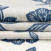 image:imageDriftAway Linen Floral Paisley Blackout Curtains Grommet W52 x L84 RedTwylaivory Navy