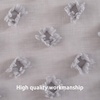 image:imageDriftAway Linen Textured Pom Pom Sheer Curtains 63 Inch Length 2 Panels Sets for Living Room Bedroom Farmhouse Modern Boho Drapes Semi Sheer Rod Pocket Nursery Kids Curtains 52x63 GrayOlivialight Gray