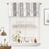 image:imageDriftAway Mackenzie Abstract Floral Pattern Window Treatment Valance Rod Pocket 52 Inch by 14 Inch Plus 2 Inch Header Blue Gray1