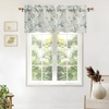 image:imageDriftAway Mackenzie Abstract Floral Pattern Window Treatment Valance Rod Pocket 52 Inch by 14 Inch Plus 2 Inch Header Blue Gray1