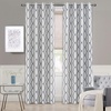 image:imageDriftAway Mason Thermal Blackout Grommet Window Curtains Geometric Trellis Pattern 2 Panels Each 52 Inch by 84 Inch GrayGrey