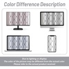 image:imageDriftAway Mason Thermal Blackout Grommet Window Curtains Geometric Trellis Pattern 2 Panels Each 52 Inch by 84 Inch GrayGrey