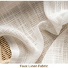 image:imageDriftAway Natural Linen Curtains 84 Inches Long 3 Pound Thick Semi Sheer 2 Panels Farmhouse Real Flax 3 Inch Rod Pocket Back Tab Boho Rustic Light Filtering Window Drapes for Bedroom Privacy AssuredWhite