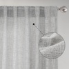 image:imageDriftAway Natural Linen Curtains 84 Inches Long 3 Pound Thick Semi Sheer 2 Panels Farmhouse Real Flax 3 Inch Rod Pocket Back Tab Boho Rustic Light Filtering Window Drapes for Bedroom Privacy AssuredGrey