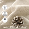 image:imageDriftAway Natural Linen Curtains 84 Inches Long 3 Pound Thick Semi Sheer 2 Panels Farmhouse Real Flax 3 Inch Rod Pocket Back Tab Boho Rustic Light Filtering Window Drapes for Bedroom Privacy AssuredLight Linen