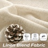 image:imageDriftAway Natural Linen Curtains 84 Inches Long 3 Pound Thick Semi Sheer 2 Panels Farmhouse Real Flax 3 Inch Rod Pocket Back Tab Boho Rustic Light Filtering Window Drapes for Bedroom Privacy AssuredLight Linen