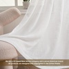 image:imageDriftAway Natural Linen Curtains 84 Inches Long 3 Pound Thick Semi Sheer 2 Panels Farmhouse Real Flax 3 Inch Rod Pocket Back Tab Boho Rustic Light Filtering Window Drapes for Bedroom Privacy AssuredWhite