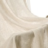 image:imageDriftAway Natural Linen Curtains 84 Inches Long 3 Pound Thick Semi Sheer 2 Panels Farmhouse Real Flax 3 Inch Rod Pocket Back Tab Boho Rustic Light Filtering Window Drapes for Bedroom Privacy AssuredLight Linen