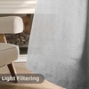 image:imageDriftAway Natural Linen Curtains 84 Inches Long 3 Pound Thick Semi Sheer 2 Panels Farmhouse Real Flax 3 Inch Rod Pocket Back Tab Boho Rustic Light Filtering Window Drapes for Bedroom Privacy AssuredGrey