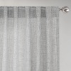 image:imageDriftAway Natural Linen Curtains 84 Inches Long 3 Pound Thick Semi Sheer 2 Panels Farmhouse Real Flax 3 Inch Rod Pocket Back Tab Boho Rustic Light Filtering Window Drapes for Bedroom Privacy AssuredGrey