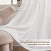 image:imageDriftAway Natural Linen Curtains 84 Inches Long 3 Pound Thick Semi Sheer 2 Panels Farmhouse Real Flax 3 Inch Rod Pocket Back Tab Boho Rustic Light Filtering Window Drapes for Bedroom Privacy AssuredWhite