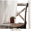 image:imageDriftAway Natural Linen Curtains 84 Inches Long 3 Pound Thick Semi Sheer 2 Panels Farmhouse Real Flax 3 Inch Rod Pocket Back Tab Boho Rustic Light Filtering Window Drapes for Bedroom Privacy AssuredWhite