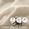 image:imageDriftAway Natural Linen Curtains 84 Inches Long 3 Pound Thick Semi Sheer 2 Panels Farmhouse Real Flax 3 Inch Rod Pocket Back Tab Boho Rustic Light Filtering Window Drapes for Bedroom Privacy AssuredLight Linen