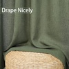 image:imageDriftAway Natural Linen Curtains 84 Inches Long 3 Pound Thick Semi Sheer 2 Panels Farmhouse Real Flax 3 Inch Rod Pocket Back Tab Boho Rustic Light Filtering Window Drapes for Bedroom Privacy AssuredOlive Green