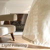 image:imageDriftAway Natural Linen Curtains 84 Inches Long 3 Pound Thick Semi Sheer 2 Panels Farmhouse Real Flax 3 Inch Rod Pocket Back Tab Boho Rustic Light Filtering Window Drapes for Bedroom Privacy AssuredLight Linen