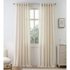 image:imageDriftAway Natural Linen Curtains 84 Inches Long 3 Pound Thick Semi Sheer 2 Panels Farmhouse Real Flax 3 Inch Rod Pocket Back Tab Boho Rustic Light Filtering Window Drapes for Bedroom Privacy AssuredLight Linen
