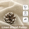 image:imageDriftAway Natural Linen Curtains 84 Inches Long 3 Pound Thick Semi Sheer 2 Panels Farmhouse Real Flax 3 Inch Rod Pocket Back Tab Boho Rustic Light Filtering Window Drapes for Bedroom Privacy AssuredLight Linen