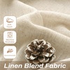 image:imageDriftAway Natural Linen Curtains 84 Inches Long 3 Pound Thick Semi Sheer 2 Panels Farmhouse Real Flax 3 Inch Rod Pocket Back Tab Boho Rustic Light Filtering Window Drapes for Bedroom Privacy AssuredLight Linen