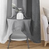 image:imageDriftAway Ombre Linen Textured Gradient Color Lined Blackout Grommet Window Curtains for Living Room Bedroom 2 Panels 50 Inch by 84 Inch Gray