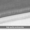 image:imageDriftAway Ombre Linen Textured Gradient Color Lined Blackout Grommet Window Curtains for Living Room Bedroom 2 Panels 50 Inch by 84 Inch Gray to White