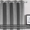image:imageDriftAway Ombre Linen Textured Gradient Color Lined Blackout Grommet Window Curtains for Living Room Bedroom 2 Panels 50 Inch by 84 Inch Gray to White