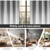 image:imageDriftAway Ombre Linen Textured Gradient Color Lined Blackout Grommet Window Curtains for Living Room Bedroom 2 Panels 50 Inch by 84 Inch Gray to White