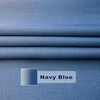 image:imageDriftAway Ombre Linen Textured Gradient Color Lined Blackout Grommet Window Curtains for Living Room Bedroom 2 Panels 50 Inch by 84 Inch Navy Blue