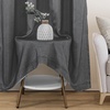 image:imageDriftAway Ombre Linen Textured Gradient Color Lined Blackout Grommet Window Curtains for Living Room Bedroom 2 Panels 50 Inch by 84 Inch White to Gray