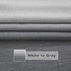 image:imageDriftAway Ombre Linen Textured Gradient Color Lined Blackout Grommet Window Curtains for Living Room Bedroom 2 Panels 50 Inch by 84 Inch White to Gray