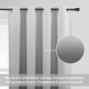 image:imageDriftAway Ombre Linen Textured Gradient Color Lined Blackout Grommet Window Curtains for Living Room Bedroom 2 Panels 50 Inch by 84 Inch White to Gray